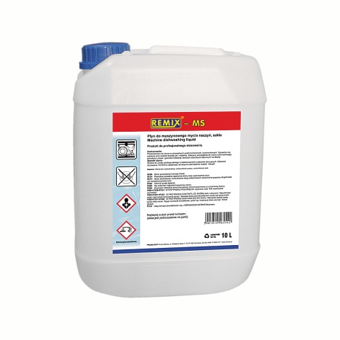 REMIX PŁYN DO MASZYNOWEGO MYCIA SZKŁA 10L