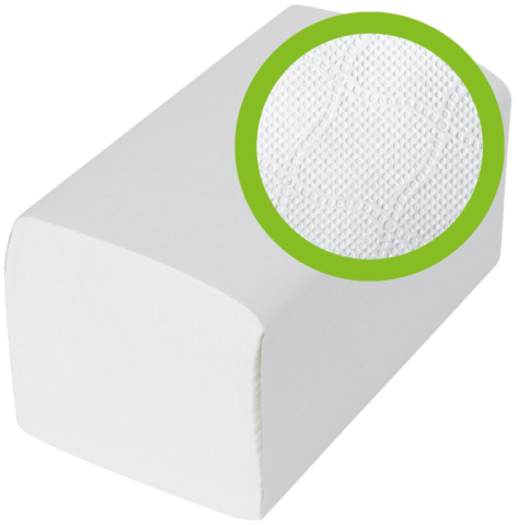 Ręcznik ZZ 100% celuloza 2 warstwowy 3000 listków 24,5cm / 21cm VELLA