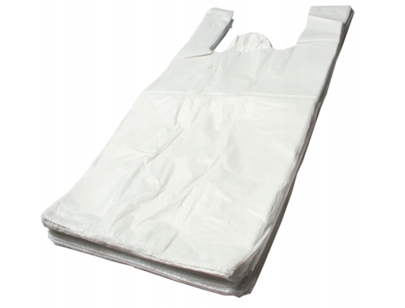 Reklamówka HDPE  SUPER JAKOŚĆ 35/64 50 sztuk 20 mikronów biała