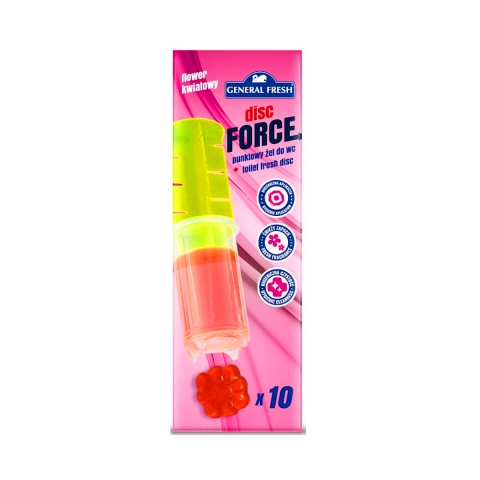 KRĄŻEK DO WC 60ML FLOWER 10 APLIKACJI