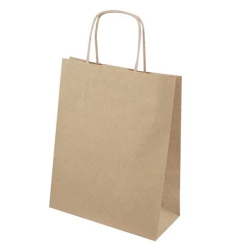 Torba papierowa brązowa uchwyt skręcany 320/120/400