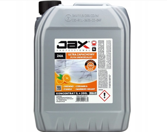 Jax 24A płyn do podłóg uniwersalny Orange Soda 5L
