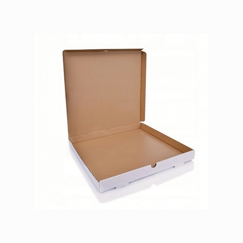 KARTON PIZZA PROSTY BIAŁY 37/37/3,5 A50