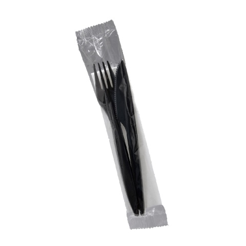 PS  SERWETKA+WIDELEC+NÓŻ CZARNY A250