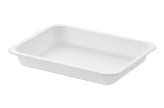 Pojemnik do zgrzewu biały 227/178/30 1-DZIELNY