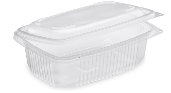 Pojemnik OVAL PP 500ml wielorazowy Z WIECZKIEM 163/125/50 STA500TP
