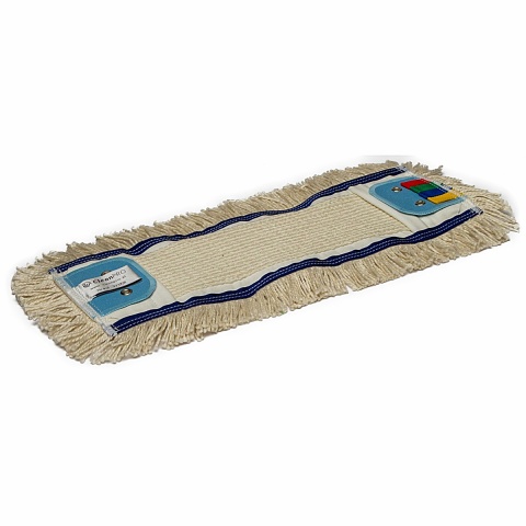AKC MOP PŁASKI 50CM BAWEŁNIANY KIESZENIOWY ZAPINANY