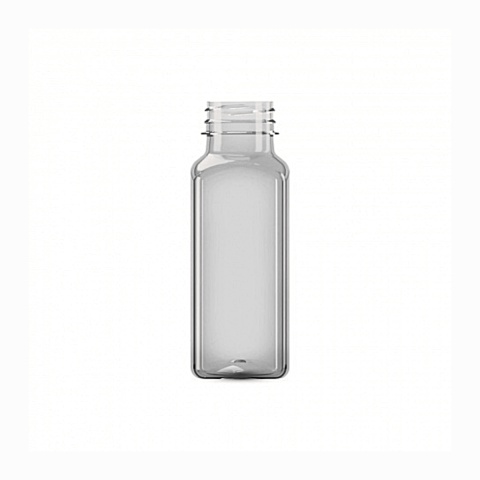 Butelka kwadratowa gwint 38mm 330ml R-PET 100 sztuk