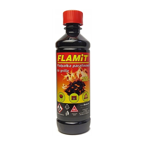 PODPAŁKA DO GRILLA W PŁYNIE 0.5l PARAFINA FLAMIT