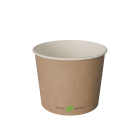 Papierowa miseczka na zupę KRAFT 500ml 110mm BEZ SUP