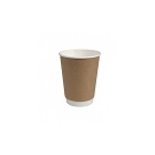 Kubek papierowy KRAFT dwuwarstwowy 300ml 90mm